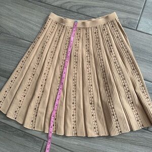 Sandro Beige A-Line Skirt